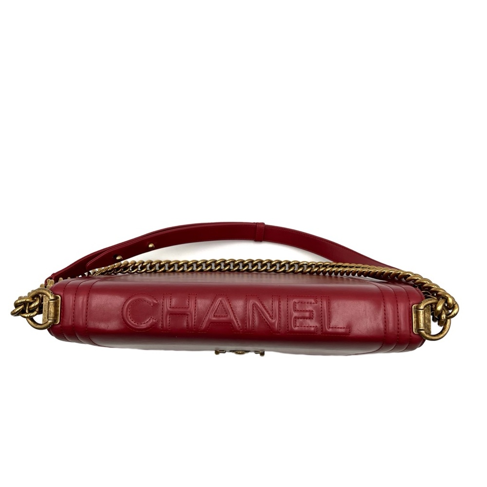 đź’ĄSOLDđź’ĄChanel XL Reverso Burgundy Boy Bag - Picture 8 of 11